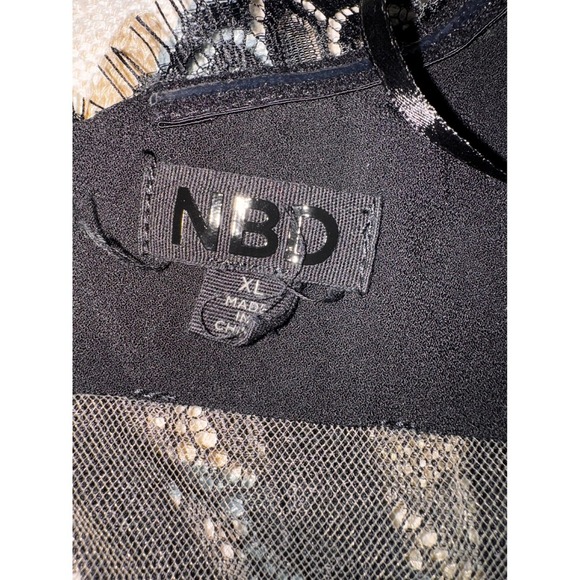 NBD Black Lace Strapless Corset Bodysuit Bustier‎ Teddy XL - Picture 8 of 11